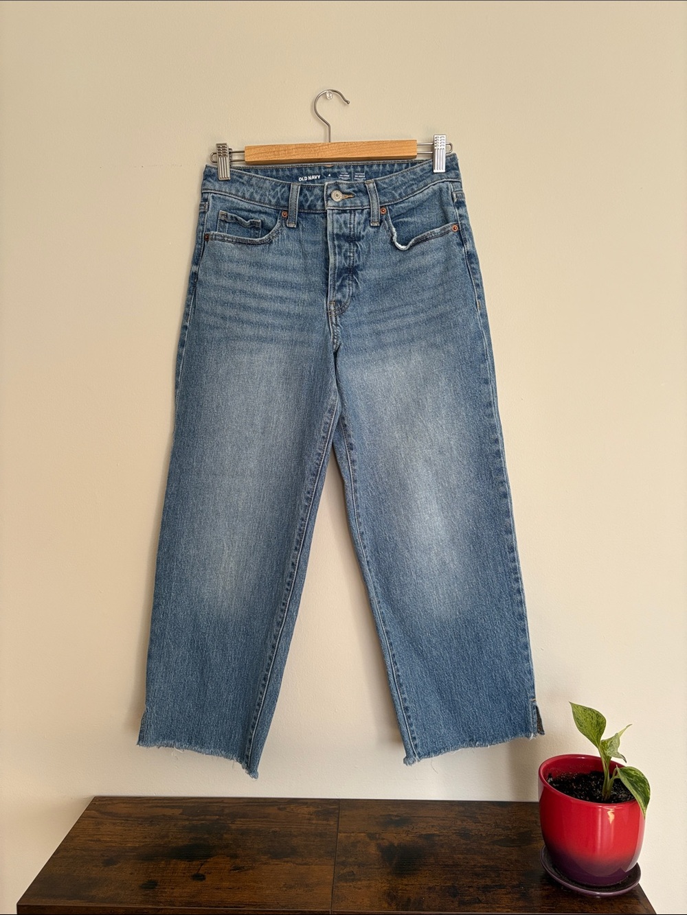 Classic Blue High-Rise Straight Leg Women’s Jeans